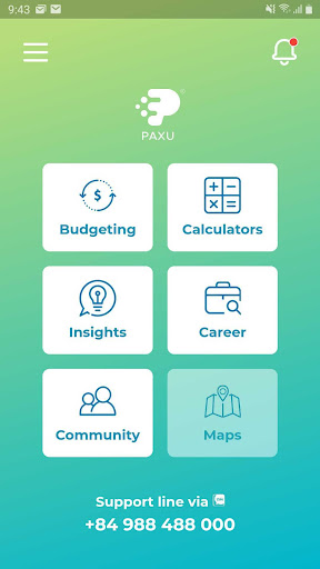 Android application PAXU screenshort