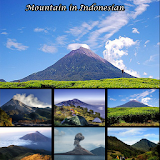 indonesia volcano icon
