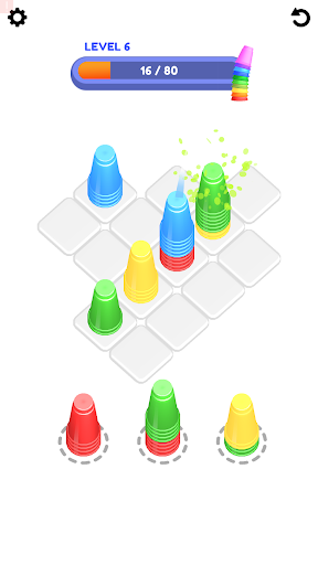 Android application Cup Stacker! screenshort