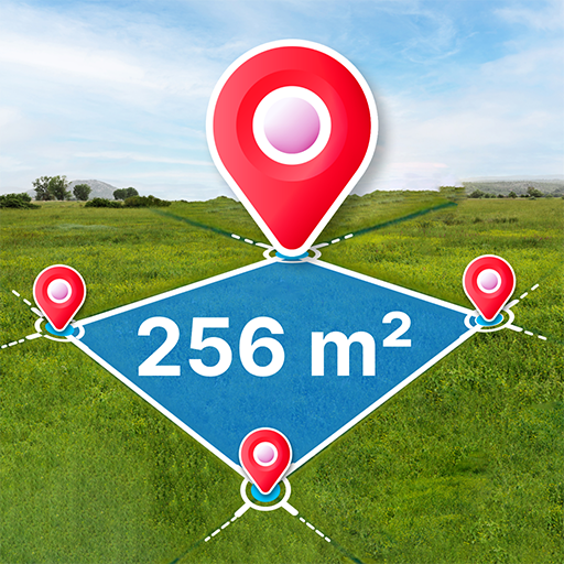 Distance Land Area Measure logo