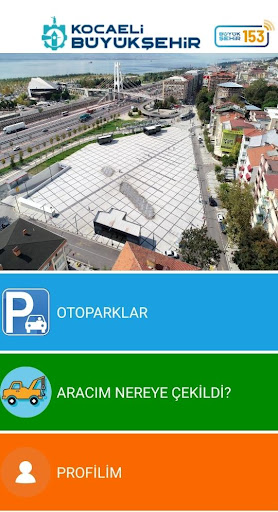 Android application Kocaeli Otopark screenshort