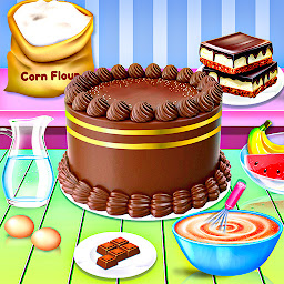 图标图片“草莓蛋糕机：甜品厨师厨房”