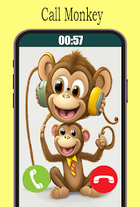 Fake Call Funny Monkey Games