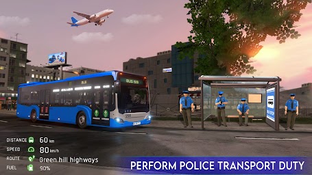 Police Bus Simulator Bus Games