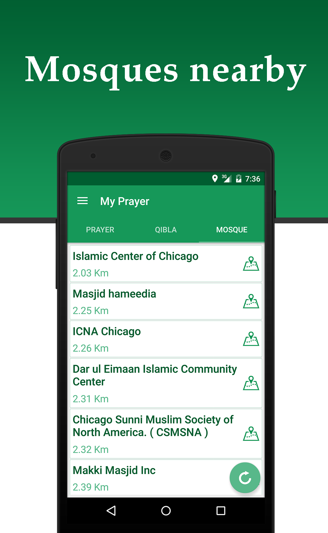 Android application My Prayer: Qibla, Athan, Quran & Prayer Times screenshort