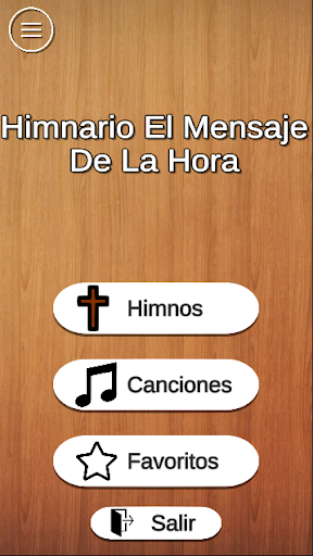 Android application Himnario El Mensaje De La Hora screenshort