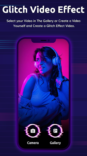 Glitch Video Effect & Editor Screen 2