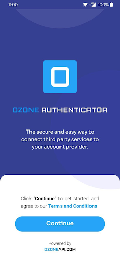 Android application Ozone Authenticator screenshort