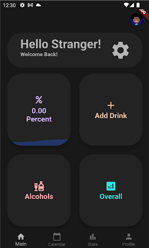 AlcoholMeter Beta Screen 2