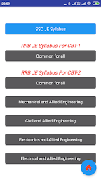 RRB JE and SSC JE (Civil, Electrical, Mechanical)