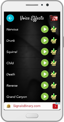 Voice Changer Effects Recorder Screen 3