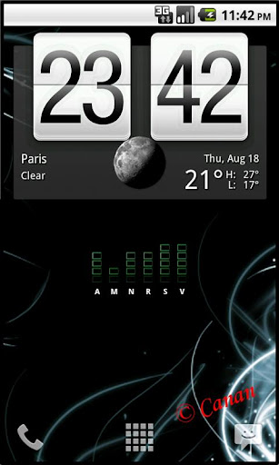 Android application AM Skin : GlowGreen screenshort