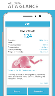 Pregnancy App - Stork 2.1.1 screenshots 1