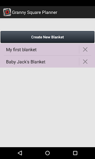 Screenshot of Granny Square Planner