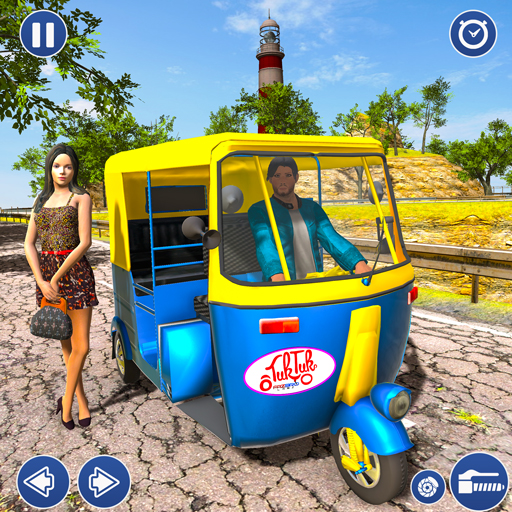 City Taxi Auto Rickshaw Game  Icon