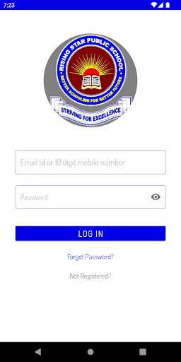 Android application Rising Star Public School screenshort