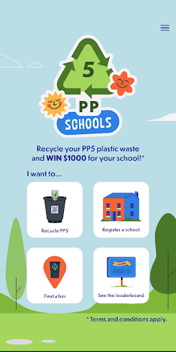 Android application PP5 RECYCLING FOR SCHOOLS screenshort