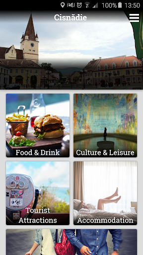 Android application Cisnadie CityApp screenshort