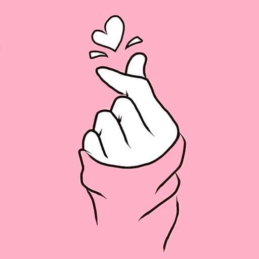 Finger Heart Wallpaper Windows'ta İndir