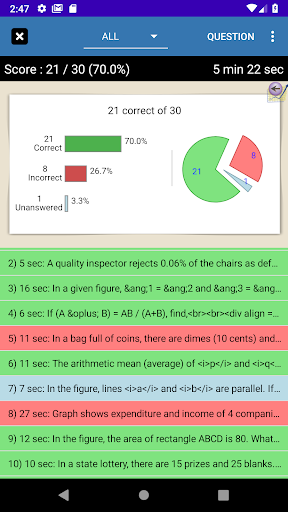 Math Aptitude Screen 3