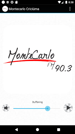 Android application Montecarlo Criciúma screenshort