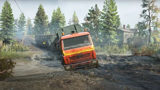 Simulador de caminhão de lama