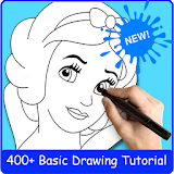learn drawing step by step icon