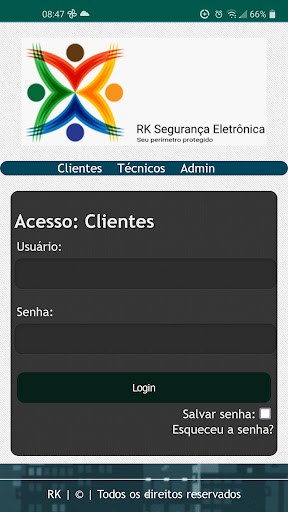 RK Segurança Eletrônica Screen 2
