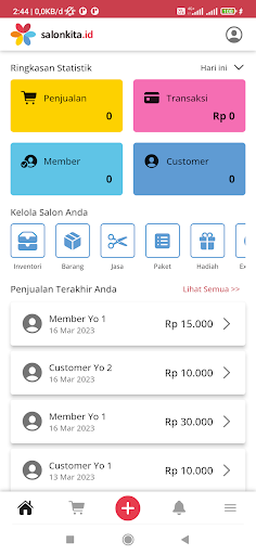 POS SalonKita Screen 2