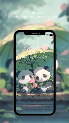 Cute Panda Wallpaper HDのおすすめ画像3