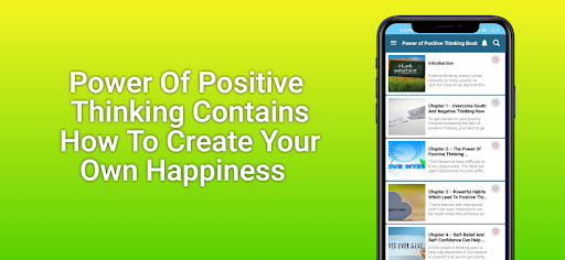 Android application Power of Positive Thinking screenshort