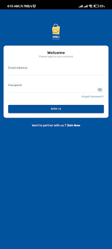 ONLI: Store App Screen 2