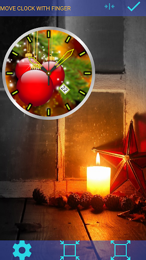 Christmas Clock Live Wallpaper Screen 2