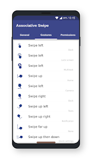 Associative Swipe (Home button Screenshot