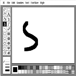 Imej ikon MacPaint