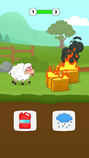 Android application Save The Sheep- Rescue Puzzle screenshort