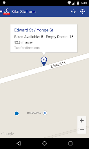 Bike Share Finder - Toronto Screen 3