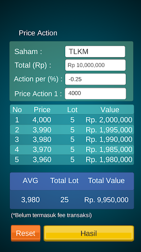 Kalkulator Saham screenshot 7