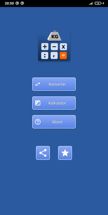 Kalkulator satuan berat - 1.2 - (Android)