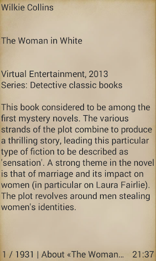 The Woman in White Screen 2
