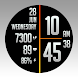 MJ090 Big Digital Watch Face - Androidアプリ