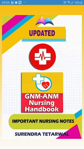 Android application Nursing Handbook Notes ANM GNM screenshort