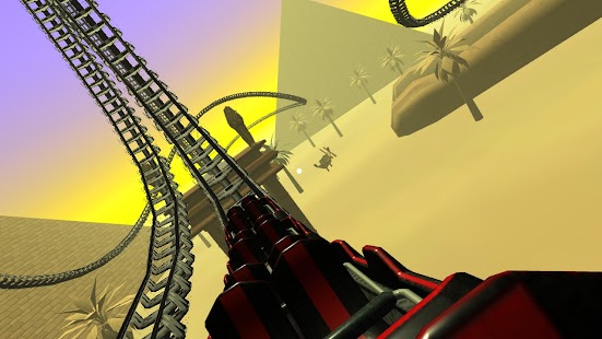 Pyramids VR Roller Coaster -kuvakaappaus