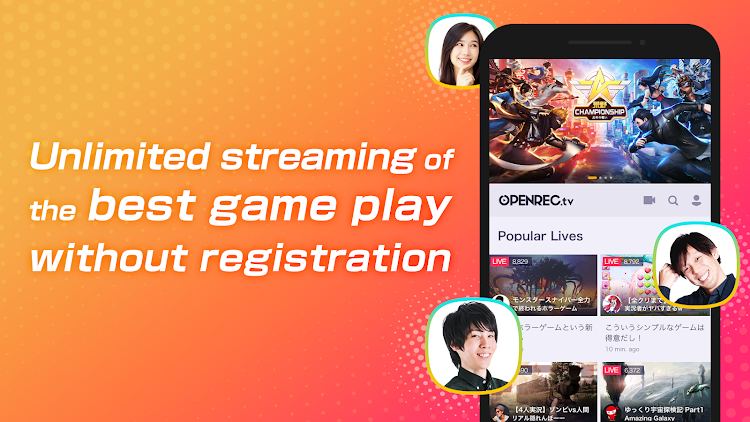 OPENREC.tv -Gaming Videos&Live - New - (Android)