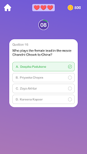 Bollywood Quiz - Movies Trivia