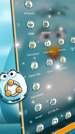 Cartoon Penguin Theme Screen 3