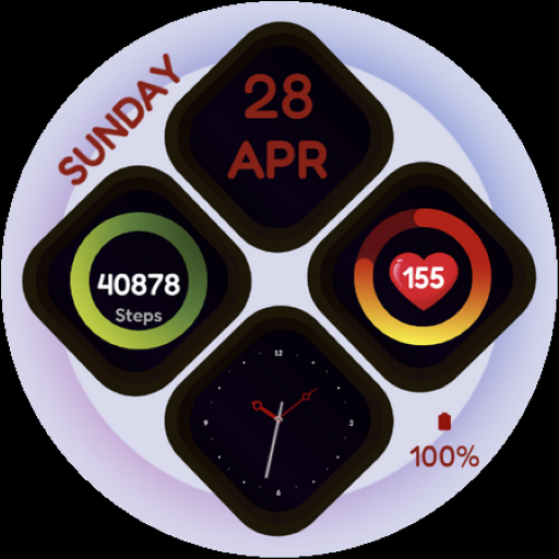 Four Square Watch Face SMA- 04 logo