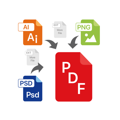 File to PDF Converter(AI, PSD) logo