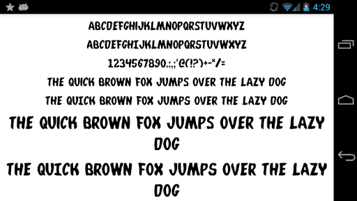 Hand Fonts Message Maker Screen 2