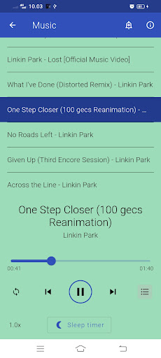 Linkin Park Mp3 Offline Screen 3